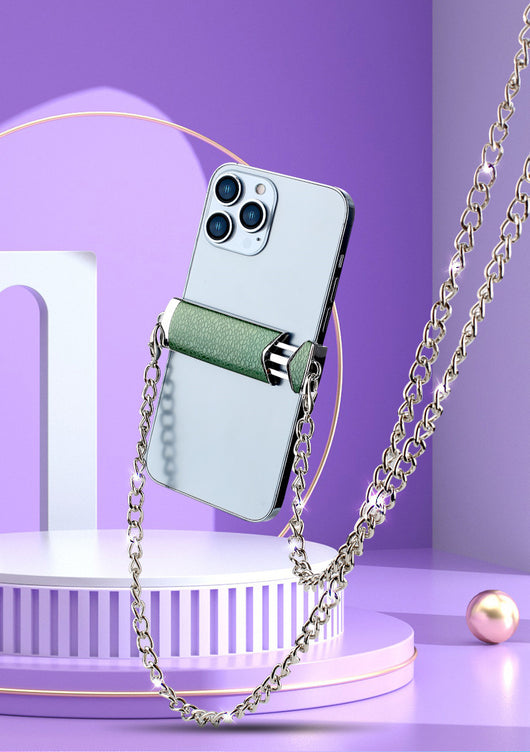 Cadena Metálica para Teléfono con Soporte Trasero - Image 16