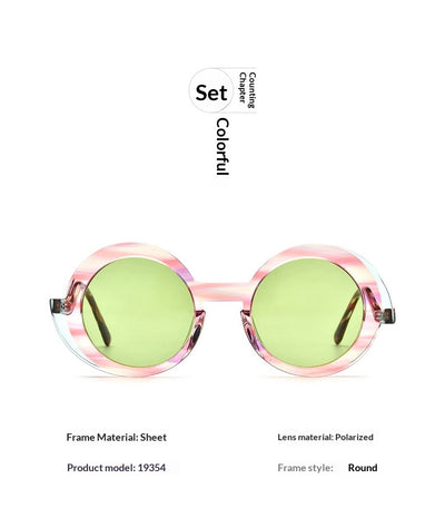 Gafas de Sol Redondas Multicolor - Unisex con Estilo Retro - Image 11