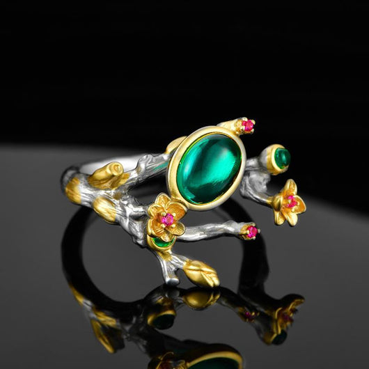 Anillo de Esmeralda en Plata 925 - Diseño Elegante y Sofisticado - Image 4