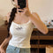 Camiseta de Encaje con Realce de Busto para Mujer
