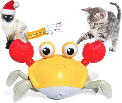 Juguete Canino Cangrejo Interactivo con Sensor de Obstáculos, Luces y Música - Image 2