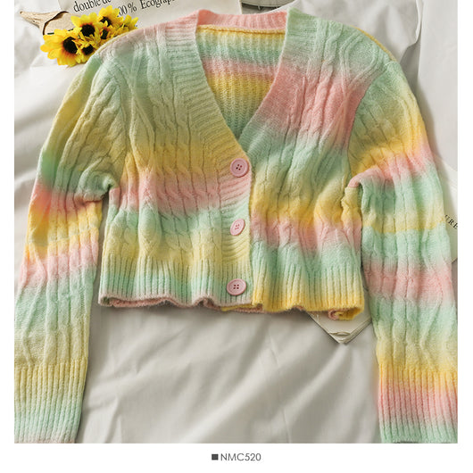 Cardigan Holgado Estilo Universitario para Mujer - Image 71