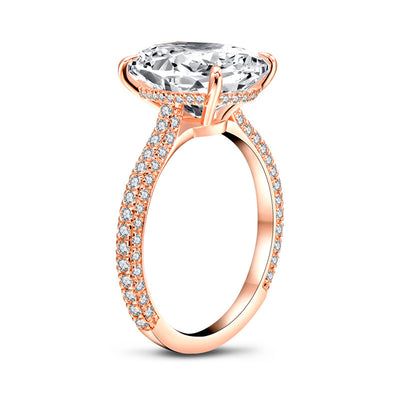 Anillo de Plata Esterlina 925 con Piedra de 5 Quilates - Diseño Paloma - Image 3