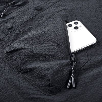 Camisa de Hombre Funcional Multibolsillos Secado Rápido - Image 7