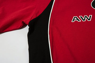 Playera Retro Alfabeto Bordado Cuello Redondo Estilo Escolar - Image 12