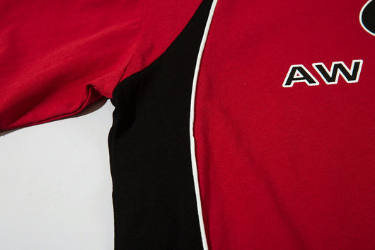 Playera Retro Alfabeto Bordado Cuello Redondo Estilo Escolar - Image 12