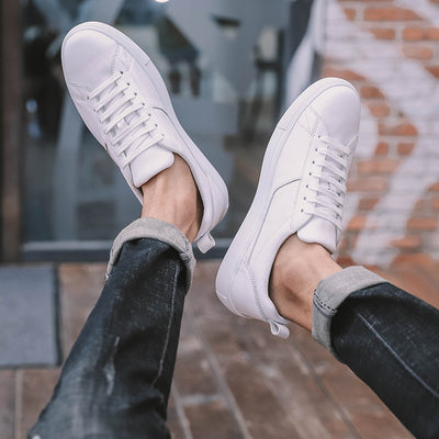Zapatillas de Cuero Blancas para Hombre Estilo Oversized - Image 19