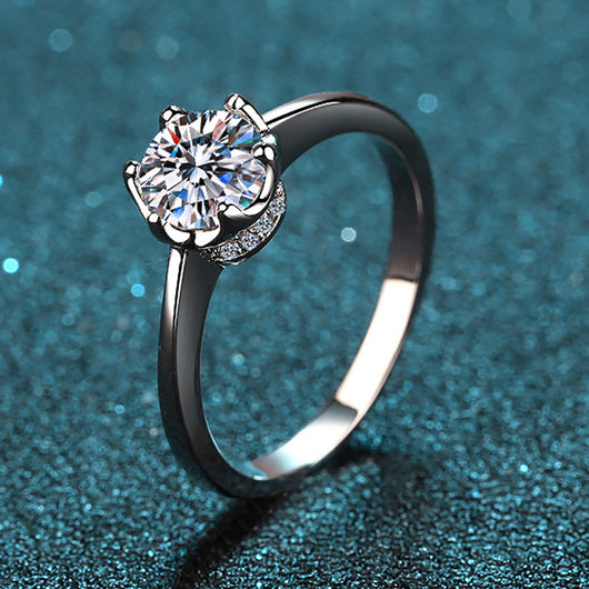 Anillo Pulsera de Seis Puntas con Diamante de 1 Quilate Tendencia Net Red - Image 9