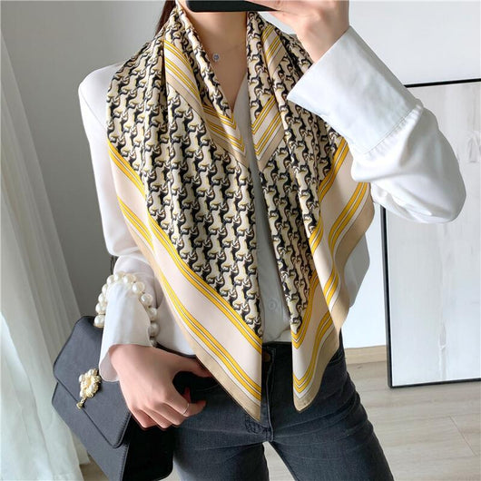 Pañuelo Estampado Leopardo en Twill - Accesorio Fashion Home - Image 72