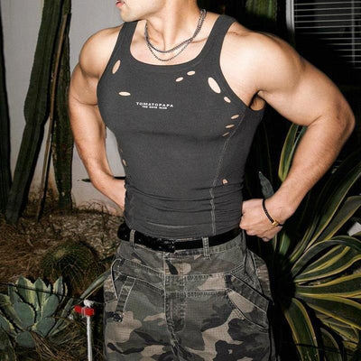 Ropa de Entrenamiento Elástica Ajustada para Hombre - Image 10