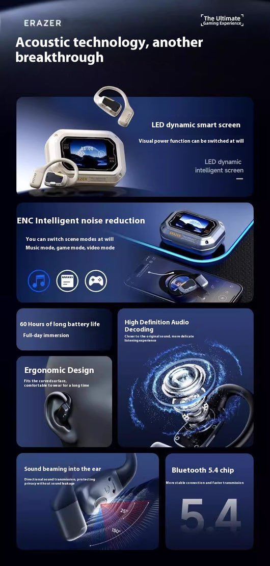 Auriculares Bluetooth True Wireless XP6 - Diseño Ergonómico Montado en la Oreja - Image 25