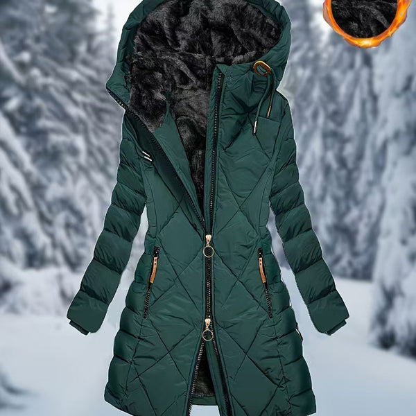 Chaqueta Acolchada de Algodón Estilo Europeo y Americano para Mujer