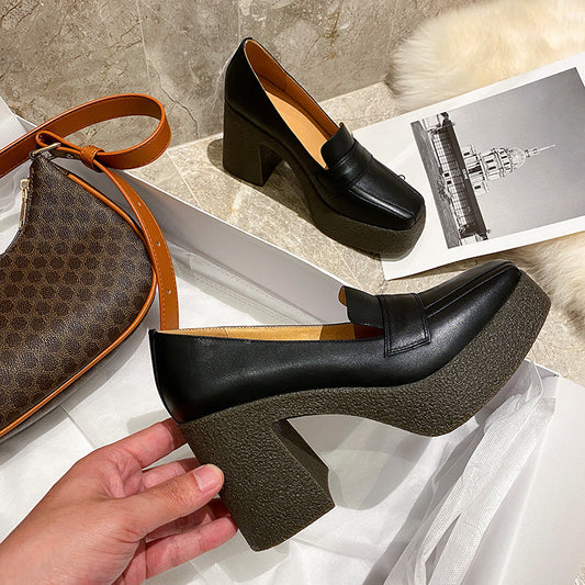 Zapatos Cómodos para Mujer con Tacón Grueso - Estilo Casual Diario - Image 2