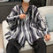 Camisa Holgada a Rayas Retro para Hombre