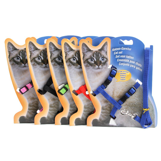Arnés para Gatos Multicolor - Colección Completa de Accesorios para Mascotas