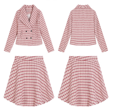 Conjunto de Falda Elegante Estilo Occidental Dos Piezas - Image 7