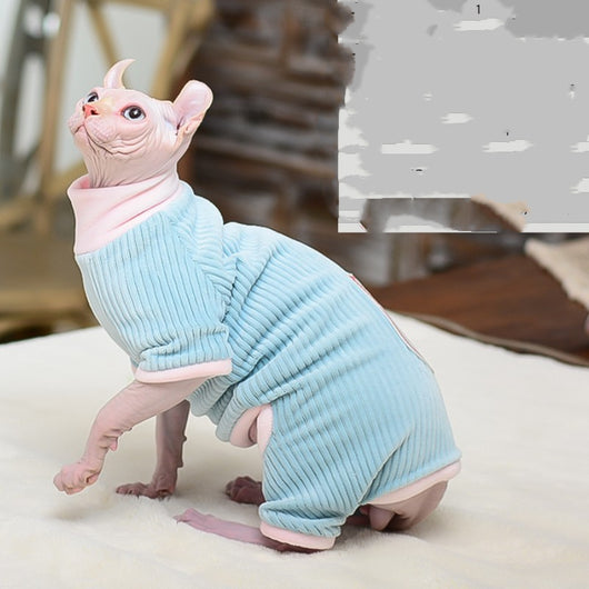 Ropa Térmica para Gatos Sin Pelo - Abrigo Doble Cara Otoño Invierno - Image 4