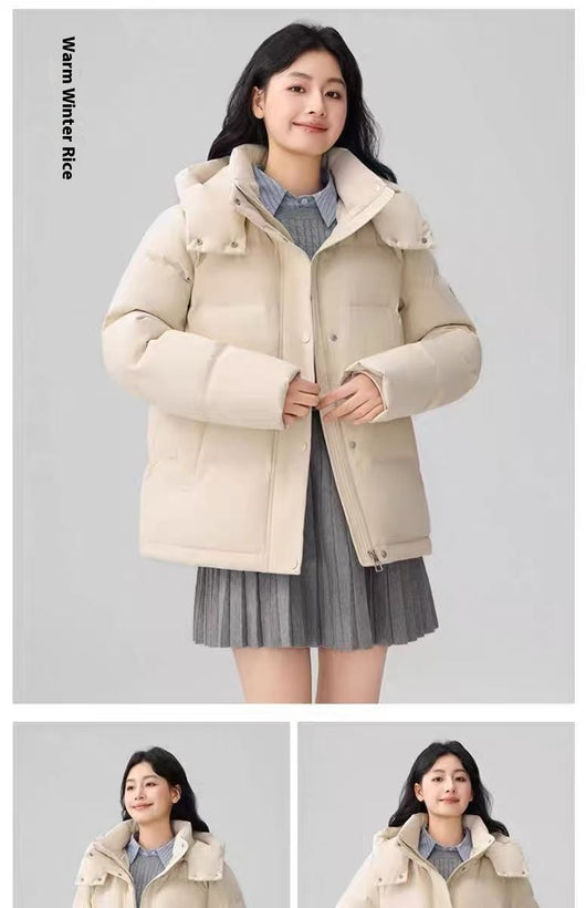 Chaqueta Corta de Algodón con Gorro Desmontable - Image 13