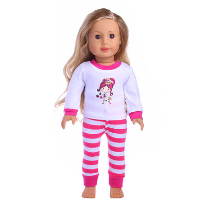 Muñeca Infantil con Traje de Rayas Coloridas - Image 7
