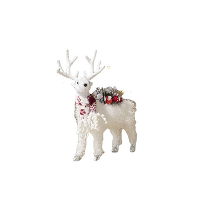 Adorno Navideño Reno Blanco David - Decoración para Árbol y Escaparates - Image 6