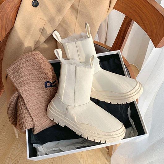 Botas de Invierno Impermeables Acolchadas con Suela Gruesa - Image 7