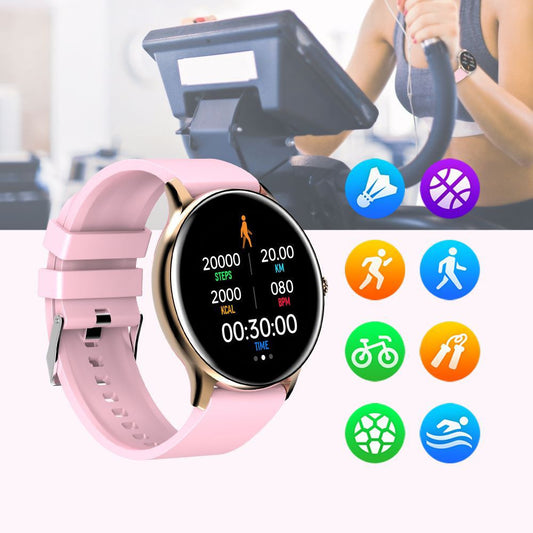 Reloj Deportivo Inteligente con Monitor de Presión Arterial y Bluetooth