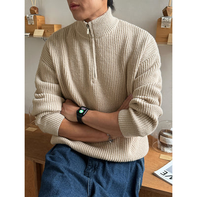 Suéter Cuello Alto con Cierre de Hombre para Otoño Invierno - Image 3