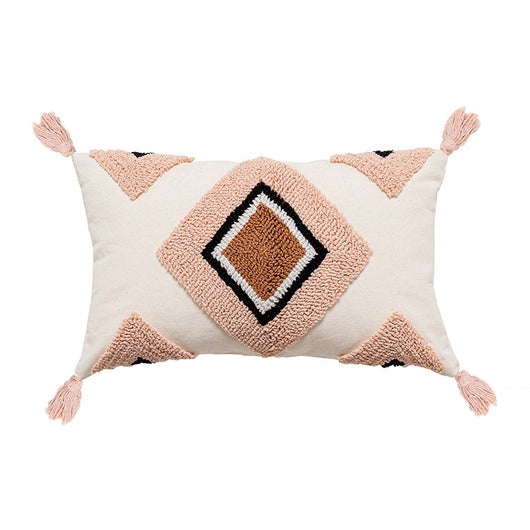 Funda de Almohada Velvet con Formas Geométricas para Decoración del Hogar - Image 8