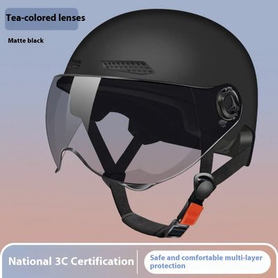 Casco Motocicleta Eléctrico con Protección Solar y Certificación 3C - Image 5