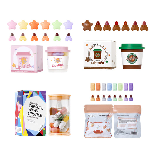 Set de Labiales Mini Mate Star Candy en Cápsula