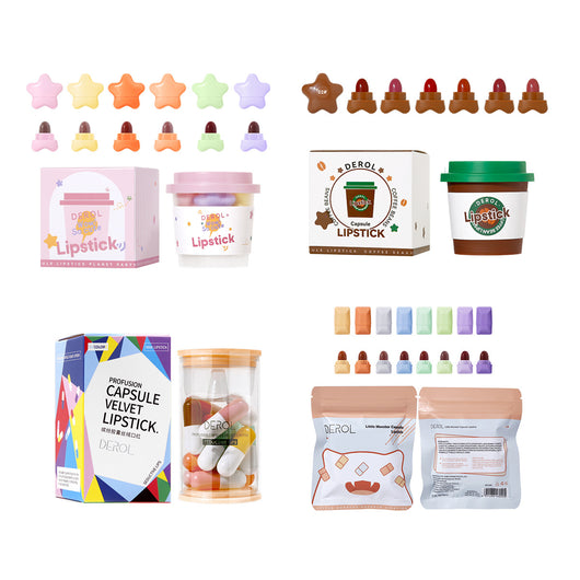 Set de Labiales Mini Mate Star Candy en Cápsula