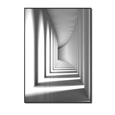 Póster de Arquitectura Moderna en Blanco y Negro - Image 12