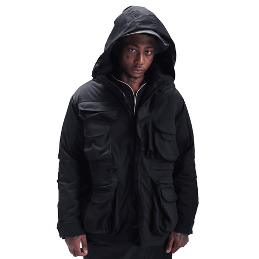 Abrigo Trench Holgado con Capucha para Hombre - Estilo Urbano - Image 8