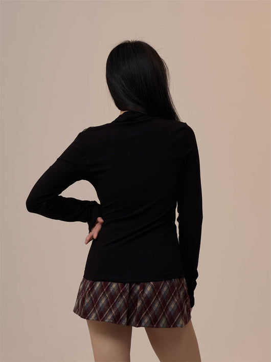 Blusa Retro de Manga Larga con Corazón Creativo - Corte Holgado y Elegante - Image 14