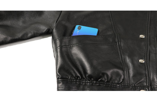 Traje Biker Oversize con Mangas Linterna y Solapa - Image 13