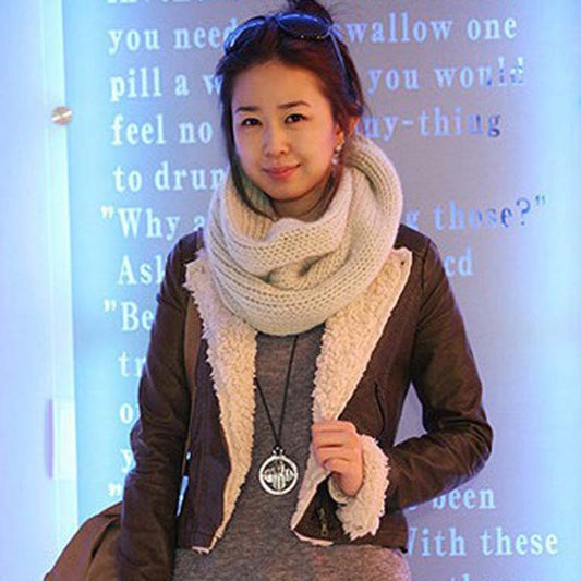 Bufanda Coreana Minimalista de Lana para Hombre y Mujer