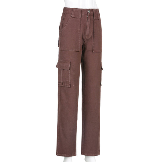 Pantalón Cargo Oversize Harajuku de Moda Urbana para Mujer - Image 7