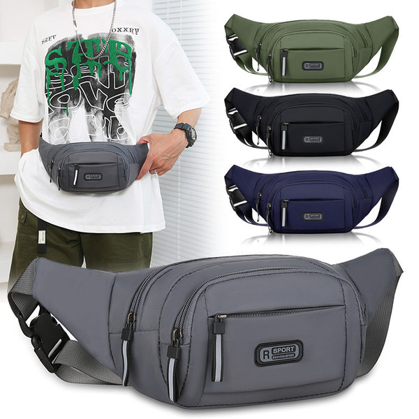 Bolsa Crossbody Multifuncional para Hombre - Resistente al Agua