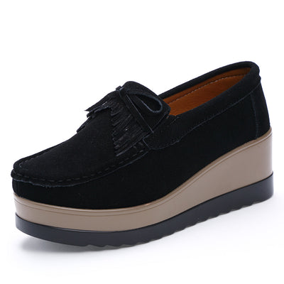 Zapatos Casuales para Mujer con Diseño de Moño y Plataforma Gruesa - Image 12
