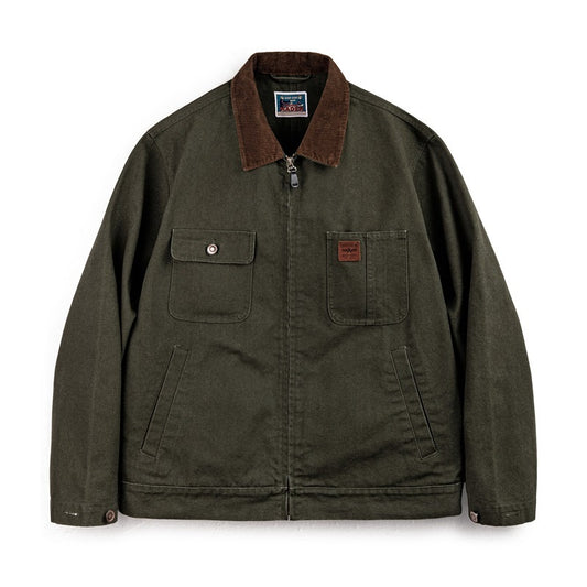 Chaqueta Detroit de Lona Pesada Estilo Retro - Abrigo Safari Corto Resistente - Image 2