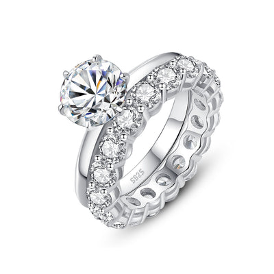 Anillo de Plata S925 con Moissanita para Mujer - Image 7