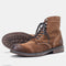 Botas Martin de Cuero Gamuza Premium con Detalles de Trabajo