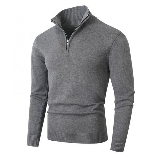 Suéter con Cierre para Hombre Talla Grande Forrado en Fleece - Image 8