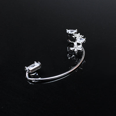 Clip de Oreja Lujo Ligero con Circonita y Cobre - Sin Perforación - Image 7