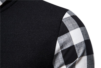 Suéter Tipo Camisa con Solapa - Abrigo Tejido Doble Textura para Hombre Otoño Invierno - Image 17