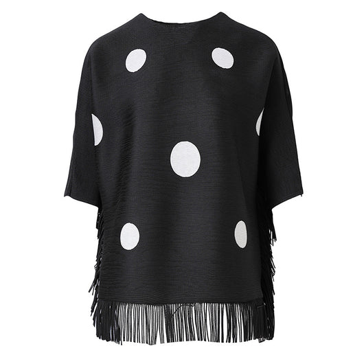 Blusa Corta con Borlas para Tallas Grandes - Diseño Moderno y Cómodo - Image 11