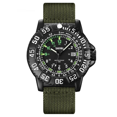 Reloj de Cuarzo Luminoso para Hombre con Calendario y Correa de Nylon - Image 7