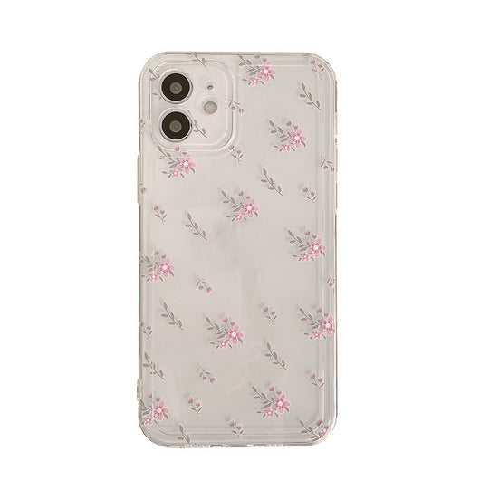 Funda Transparente de Silicona Suave con Diseño Floral - Image 10