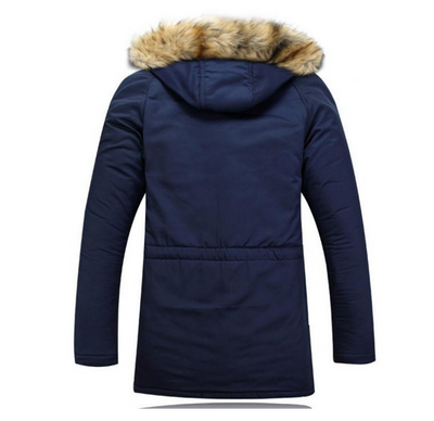 Chaqueta Acolchada Térmica para Hombre - Diseño Slim con Capucha - Image 9