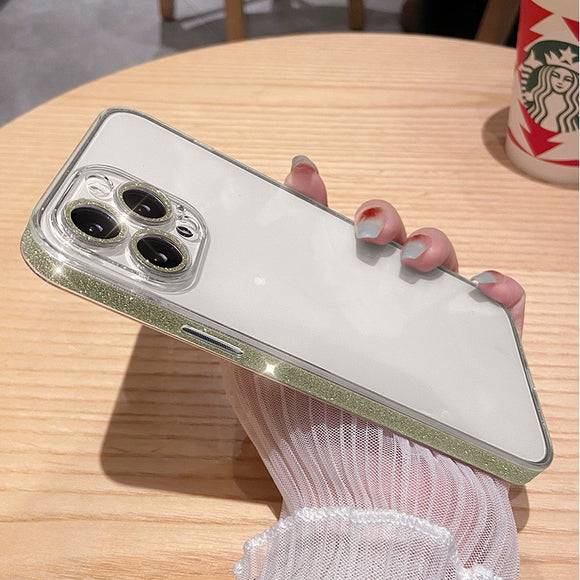 Funda Protectora de Vidrio Transparente Antigolpes para Celular